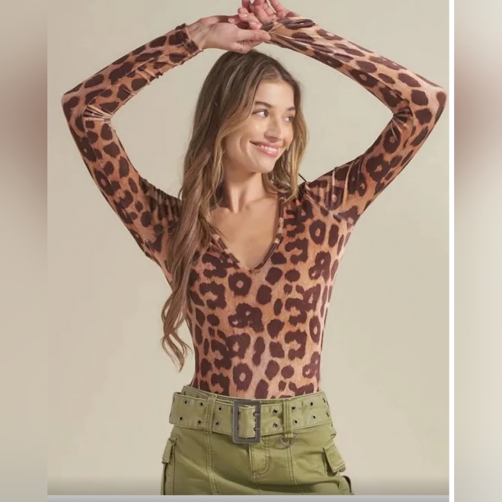 Spirithoods leopard bodysuit